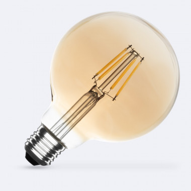 Ampoule LED Filament E27 6W 720 lm Dimmable G95 Gold
