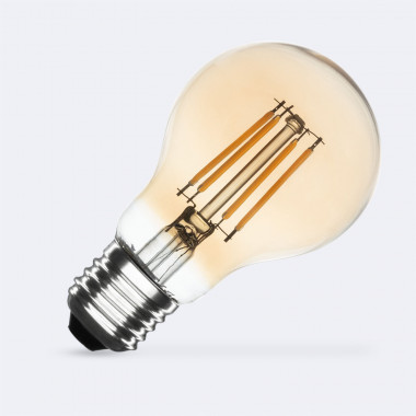 Lampadina Filamento LED E27 6W 720 lm Regolabile A60 Oro