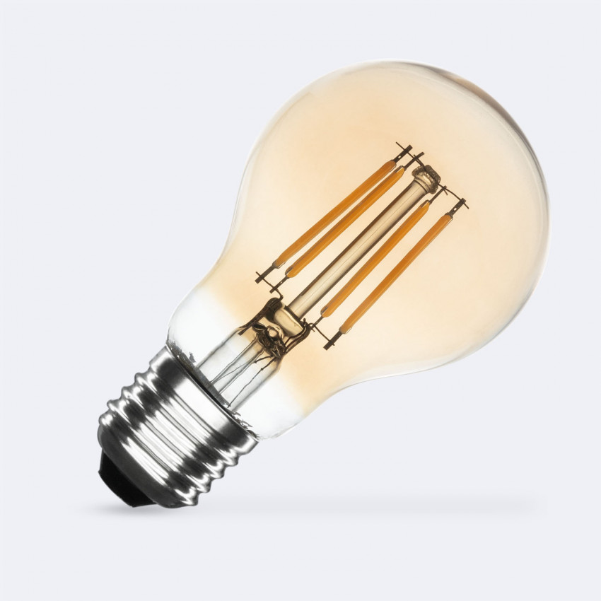 Product van LED Lamp  E27 6W 720 lm Dimbaar A60 Gold 