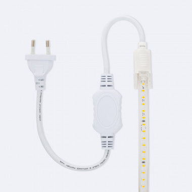 Produkt od LED pásek 220V SMD2835 120LED/m IP65 Šířka 12 mm Řez každých 100 cm Teplá Bílá