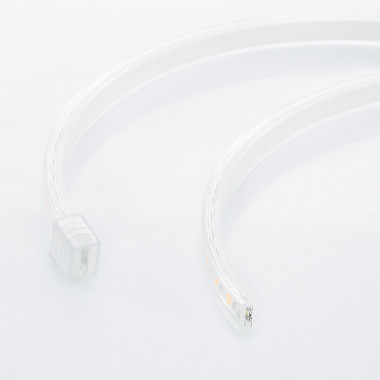 Produkt od LED pásek 220V SMD2835 120LED/m IP65 Šířka 12 mm Řez každých 100 cm Velmi Teplá Bílá 