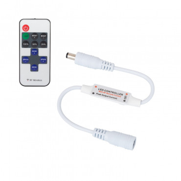 Product Mini Controller Regolatore per Strisce LED Monocolore 5/12 V CC con Telecomando RF