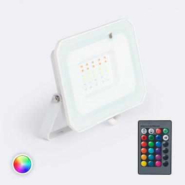 30W RGBWW LED Floodlight with IR Remote IP65