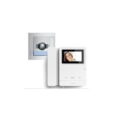 Kit Video Intercom 2  Woningen  2 draden met Bel paneel SFERA NEW en Monitor Serie 8 TEGUI 378112