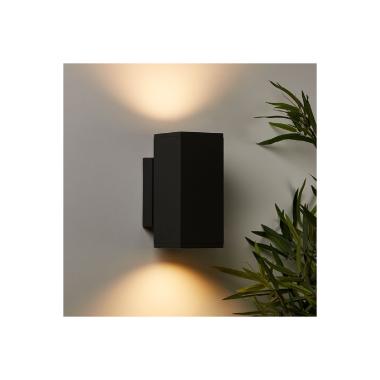 Box Anthracite Double Sided LED Wall Lamp