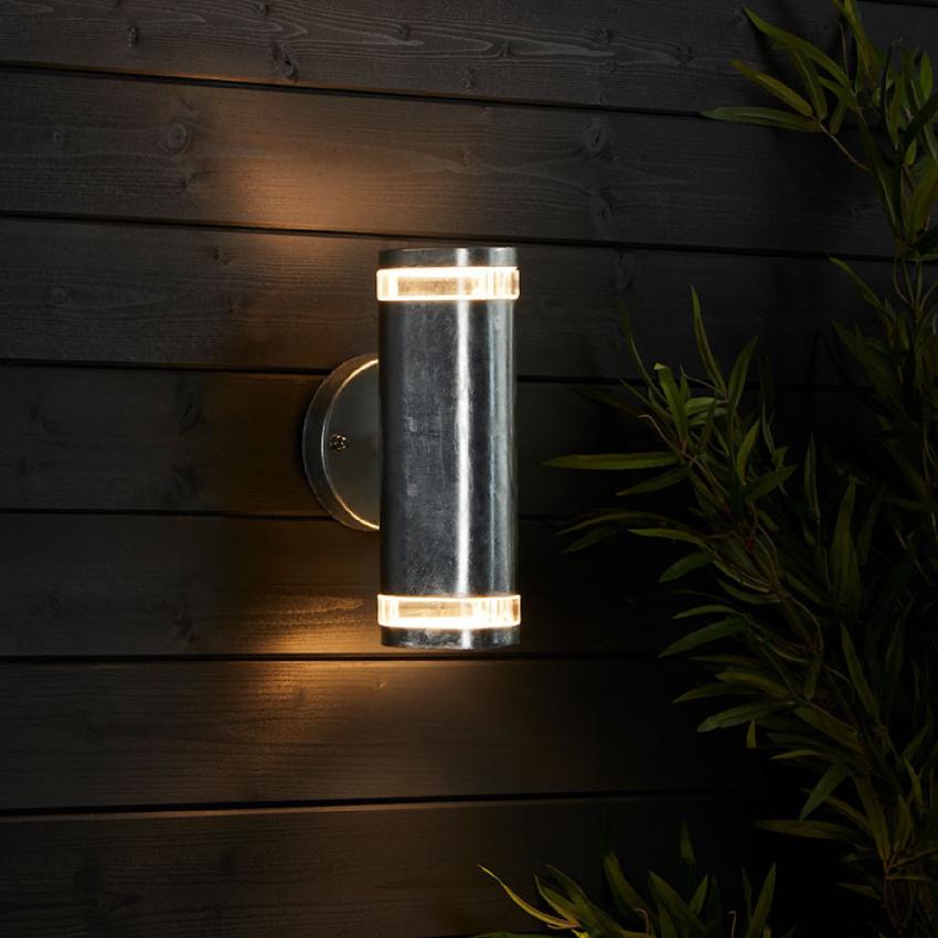 Product of Coastal Glacier Galvanised Steel LED Wall Lamp 
