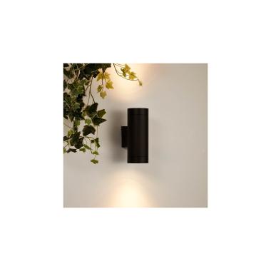 Oakham Aluminium Outdoor Double Sided LED Wall Lamp in Black