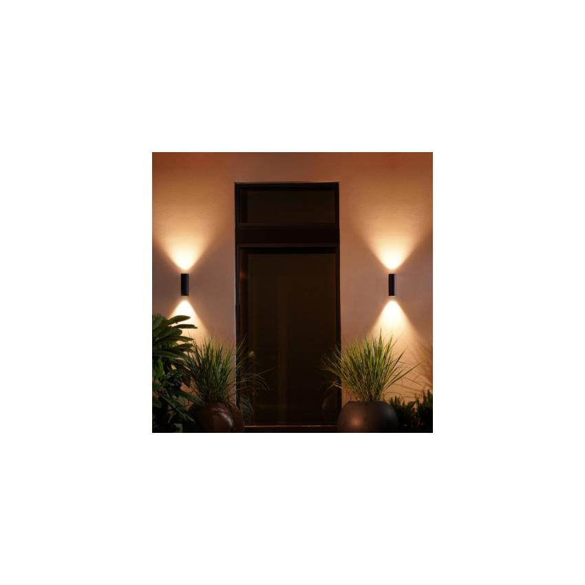 Product of PHILIPS Hue Appear 2x8W Outdoor LED Wall Light White Color 