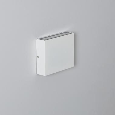 Applique Murale LED Extérieure Kaysa 6W Éclairage Double Face Carrée Blanche