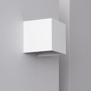 Applique da Parete Esterni LED 6W Alluminio Illuminazione Doppia Luce Eros Bianco