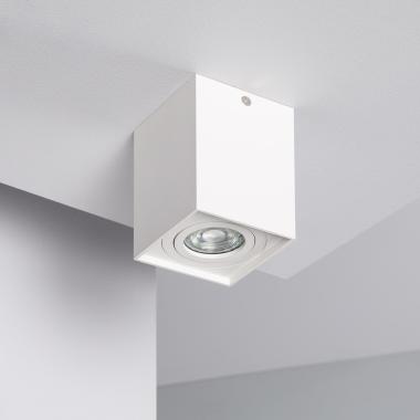 Plafonnier Aluminium Jaspe Blanc