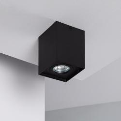 Product Plafondlamp Aluminium Jaspe Zwart 