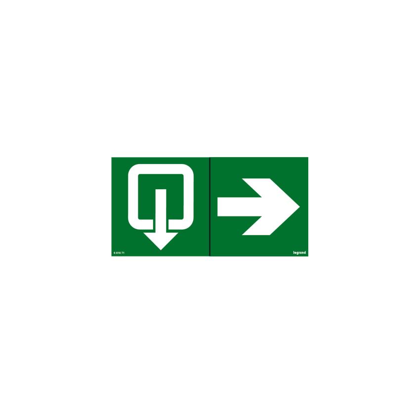 Product of LEGRAND 661671 Exit Marker Sticker