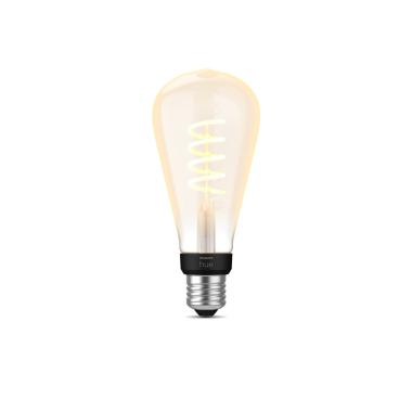 Ampoule LED Filament E27 7W 550 lm ST72 PHILIPS Hue White Ambiance