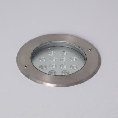 Segnapasso Incasso a terra LED per Esterni 12W Inox