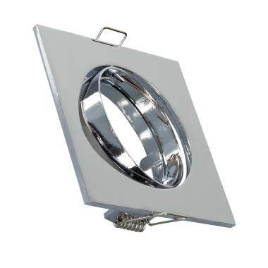 Obudowa Downlight Kwadratowa Przechylna do Żarówek LED GU10/GU5.3 Średnica Ø 72mm