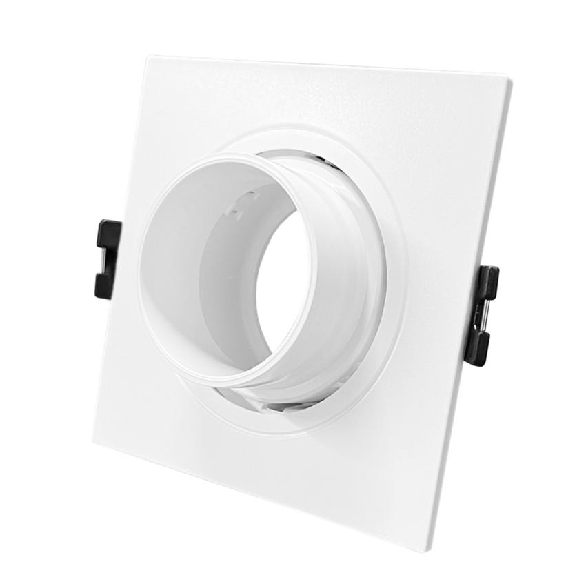 Produkt von Downlight-Ring Quadratisch Schwenkbar mit niedrigem UGR für LED-Glühbirne GU10 / GU5.3 Schnitt  Ø75 mm Suefix