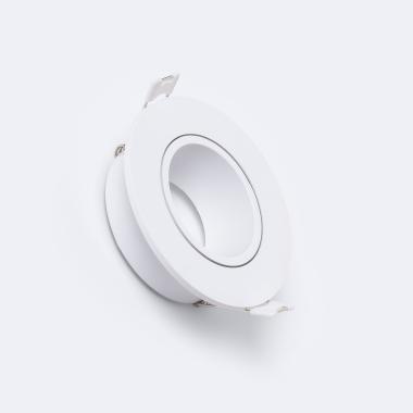 Prodotto da Portafaretto Downlight Circolare Bianco per Lampadina LED GU10 / GU5.3 Foro Ø 75 mm