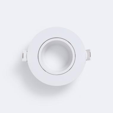 Prodotto da Portafaretto Downlight Circolare Bianco per Lampadina LED GU10 / GU5.3 Foro Ø 75 mm