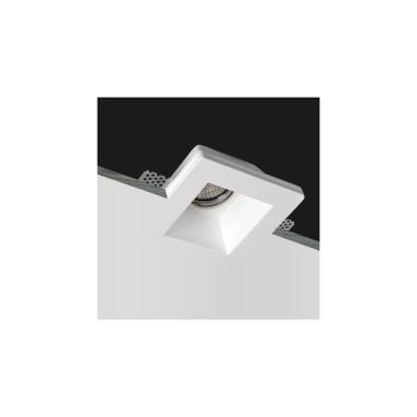 Produkt von LED-Downlightring für Gips/Gipsplatten Integration Eckig für Glühbirne GU10 / GU5.3 Schnitt 123x123 mm UGR17