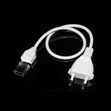 Product Napájecí Kabel pro LED Pásek 220V AC COB SILICONE FLEX Jednobarevný Šířka 10mm Jednobarevný