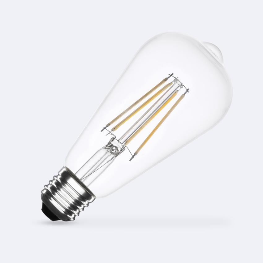 Product of 8W E27 ST64 Dimmable Filament LED Bulb 1055lm 