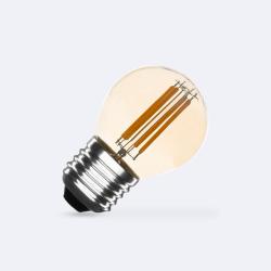 Product 4W E27 G45 Dimmable Gold Filament LED Bulb 470lm