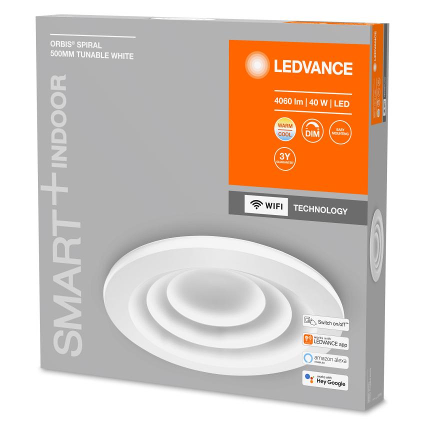 Product van Plafondlamp LED 40W SMART WiFi ORBIS SPIRAL LEDVANCE 4058075486607
