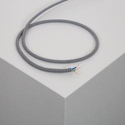 Product Textile Electrical Cable in Black & White