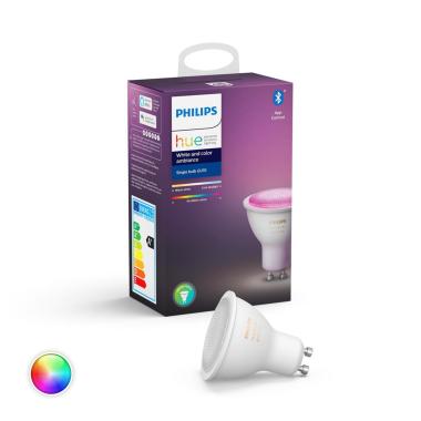 Ampoule LED Intelligente GU10 4.3W 230 lm PHILIPS Hue White Color