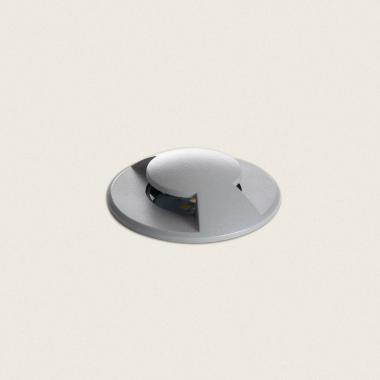 1W 24V DC Loto 2L Outdoor Recessed Ground Spotlight in Grey