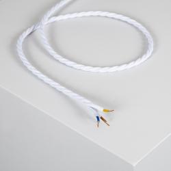 Product White Braided Electric Textile Cable