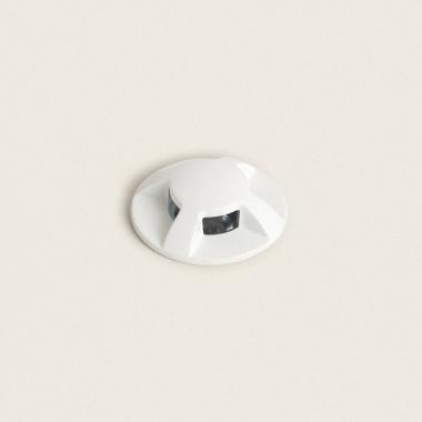 1W Letso 4L Outdoor Recessed Ground Spotlight in White