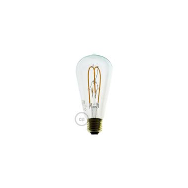 LED Lamp Filament E27 5W 280 lm ST64 Dimbaar Edison Creative-Cables DL700143