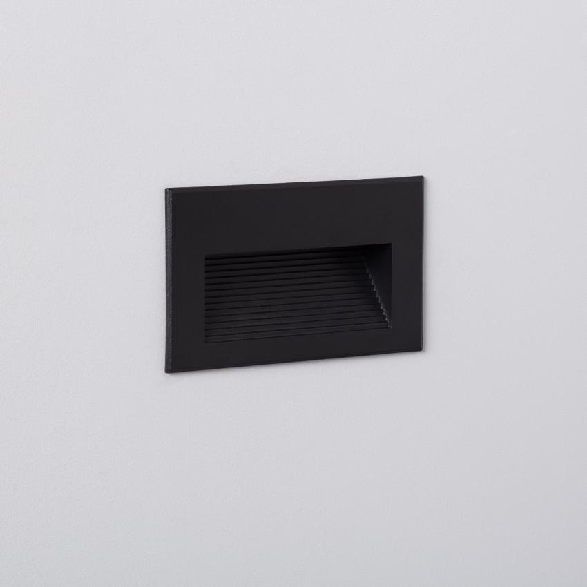 Product of 5W Goethe Horizon Black Aluminium Outdoor LED Wall Light in Black