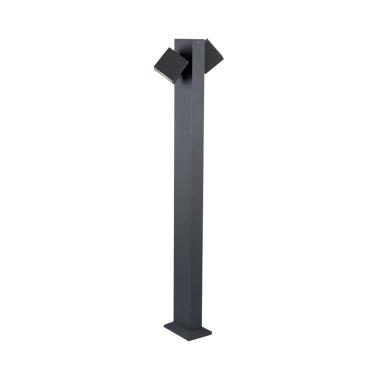 LED-Bodenleuchte Aussen 22W Aufbau 100cm Cubus Bollard LEDS-C4 55-9944-Z5-CL