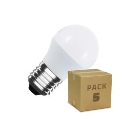 Product Pack of 5 5W E27 G45 400 lm LED Bulbs