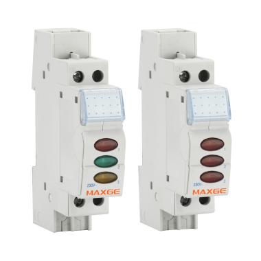 Triple LED Indicator MAXGE Alpha+ EPSLT 230VAC