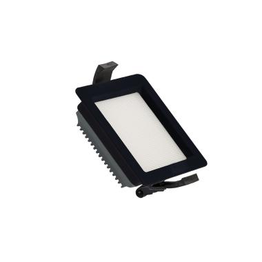Downlight LED 10W SAMSUNG New Aero Slim Quadrato 130 lm/W Microprismatico (UGR17) LIFUD Nero Foro 85x85 mm