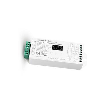 Controleur Variateur LED DL-X DALI 5 en 1 DT8 pour ruban Monochrome/CCT/RGB/RGBW/RGBWW 12/24V DC MiBoxer