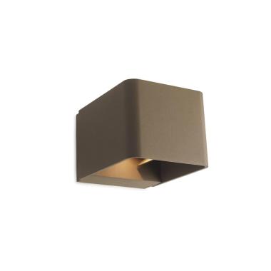 LED-Wandleuchte Wilson Square 9W IP65 LEDS-C4 05-9683-14-CL