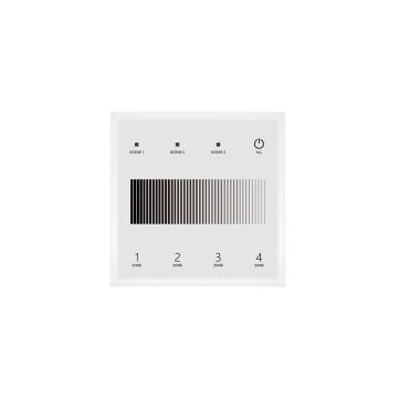 4 Zone Tactile Wall Mounted DALI Master Dimmer