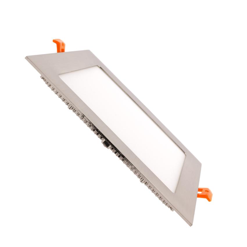 Produkt von LED-Deckenleuchte Eckig SuperSlim 18W LIFUD Silber Ausschnittmasse205x205 mm