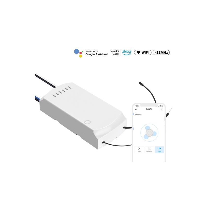 Product van WiFi-controller voor AC-plafondventilator SONOFF iFan04-H