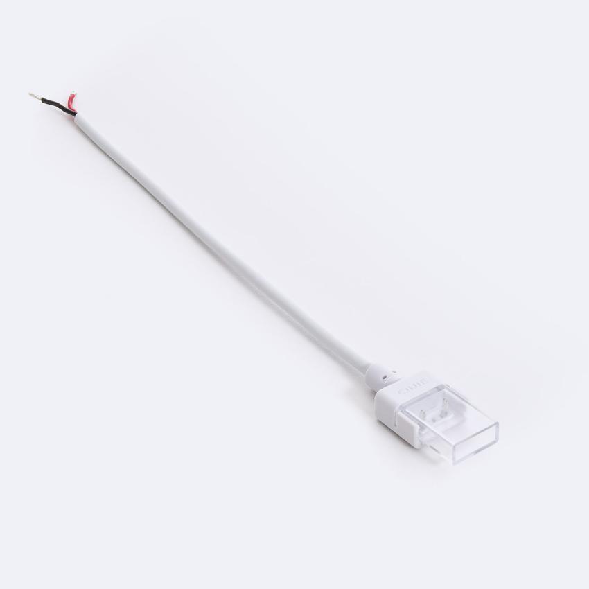 Produkt von Clip-Verbinder mit Kabel für LED-Streifen ohne Gleichrichter 220V  AC COB Silicone FLEX Breite 10mm Einfarbig