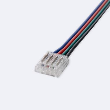 Produit de Connecteur HIPPO avec Câble pour Ruban LED RGB 12/24V DC SMD IP20 Largeur 10mm