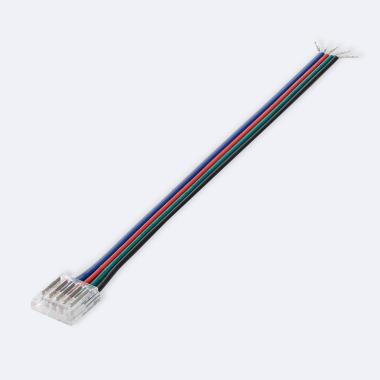 Clip-Verbinder mit Kabel für LED-Streifen RGBW 24V DC COB IP20 Breite 12mm