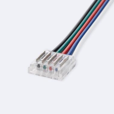 Produit de Connecteur Hippo avec câble pour Ruban LED RGBW 24V DC COB IP20 Largeur 12mm