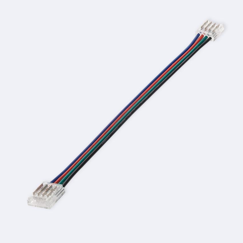 Product of Double Hippo Connector with Cable for 12/24V RGB SMD LED Strip 10mm Wide 