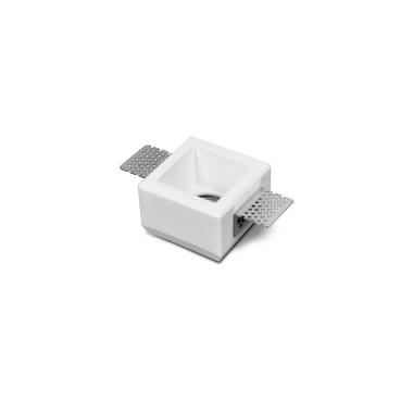 Square Downlight Frame Plasterboard Integration for LED Bulb GU10 / GU5.3 Cut 83x83 mm UGR17